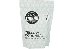 Epigrain Yellow Corn Meal - 1kg (2.2lb) | Naturally Gluten Free Flour, For Baking Cornbread, Pancakes, Polenta, Crispy Coatin