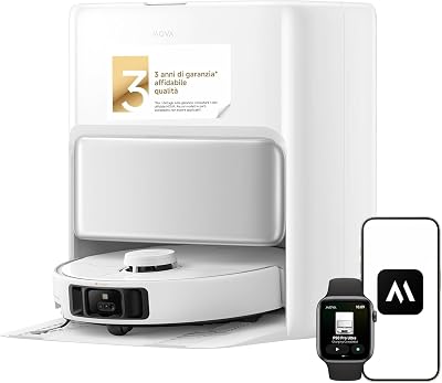 P50 Pro Ultra Robot Aspirapolvere, Bianco