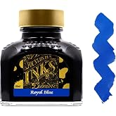 Diamine 7002 Ink Bottle for Fountain Pen, Royal Blue, 80 ml