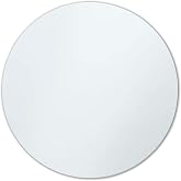 Better Bevel 30" x 30" Frameless Round Mirror | Polished Edge