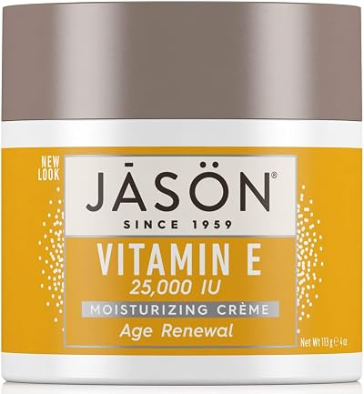 Jason Age Renewal Vitamin E 25,000 IU Moisturizing Creme 120ml Jars Pack of 2