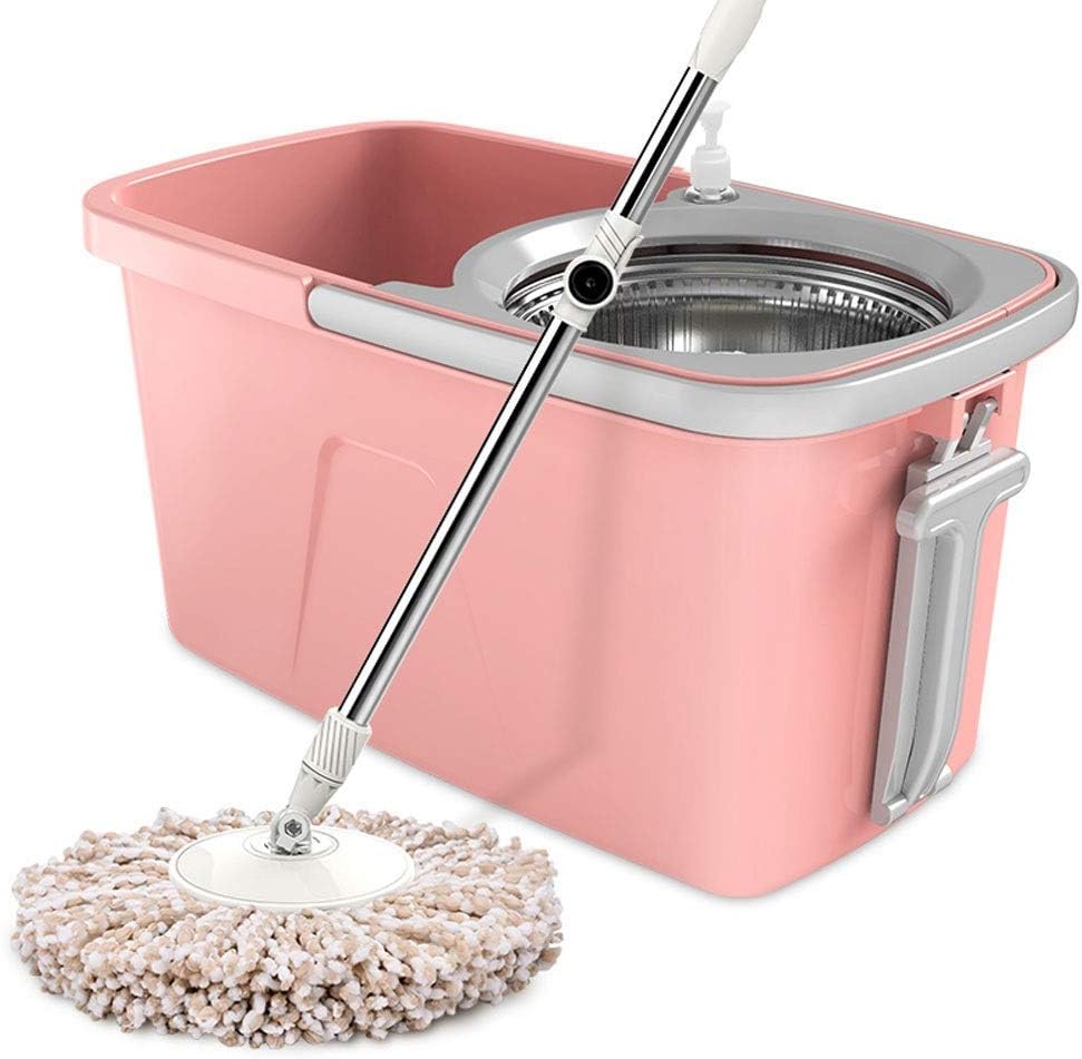 Stainless Steel Dual Drive Home Automatic Free Hand Washing Mop And