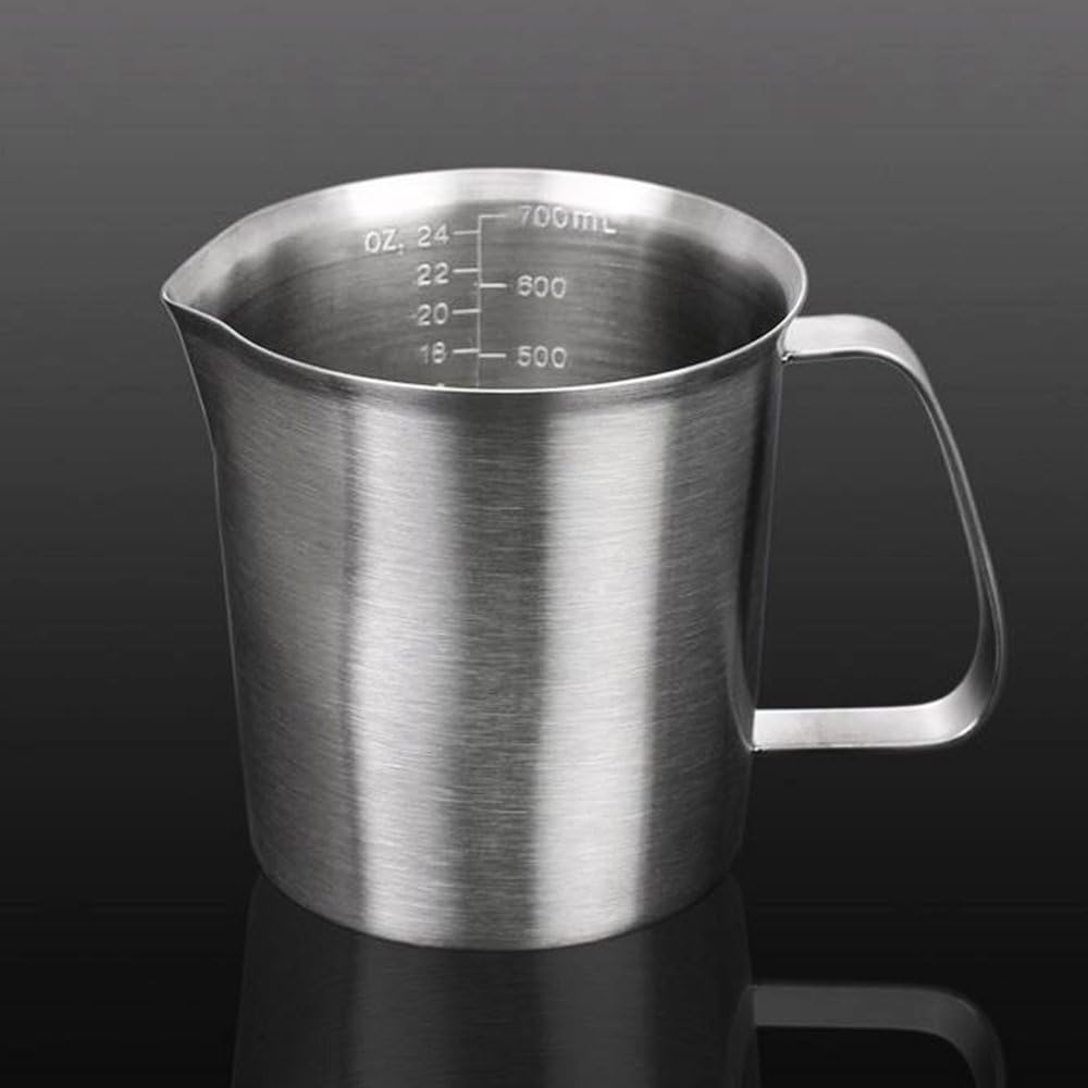 Milk Pitcher,Addfun®Stainless Steel Milk Cup Milk Frothing Pitcher