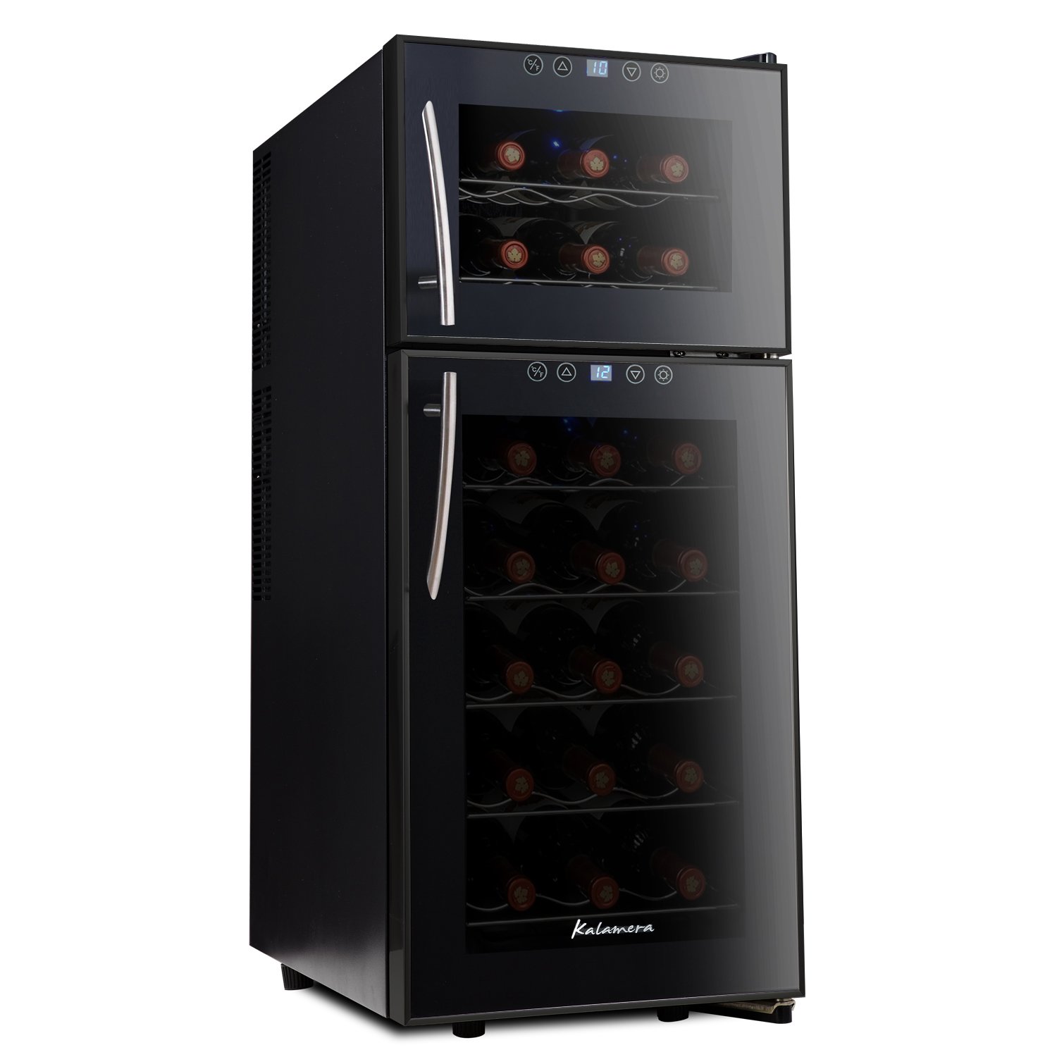 Kalamera 21 Bottle Dual Zone Freestanding Thermal Wine Fridge Buy