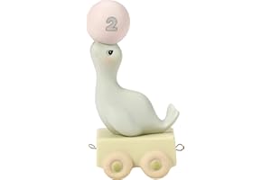 Precious Moments, God Bless You On Your Birthday, Birthday Train Age 2, Bisque Porcelain Figurine, 142022