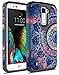 Kaesar Case Compatible With LG K10 / Premier LTE, Premium Dustproof Shockproof Drop Resistance Rugged Hybrid Dual Layer Armor Protective Case Cover - Mandala