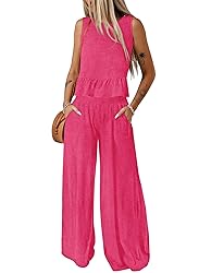Dokotoo Two Piece Pants Set for Women Summer 2024