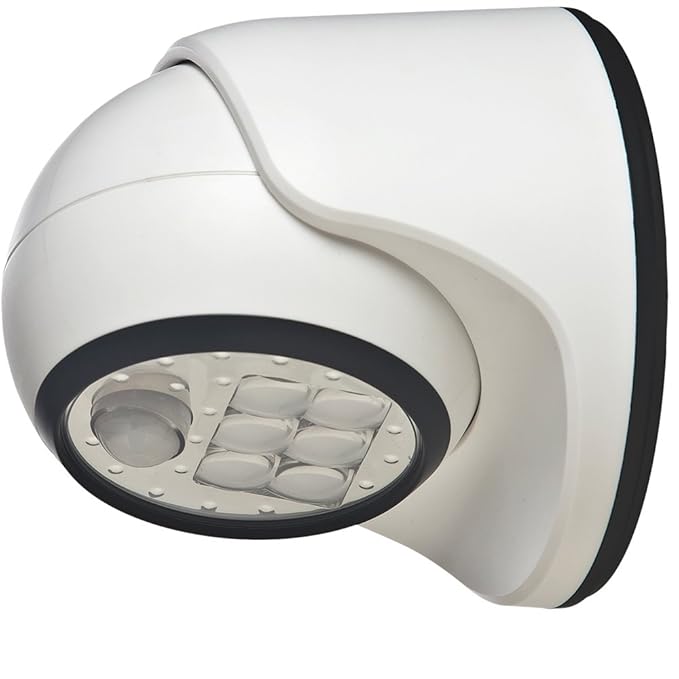 Fulcrum 20031-108 Motion Sensor LED Porch Light (White)