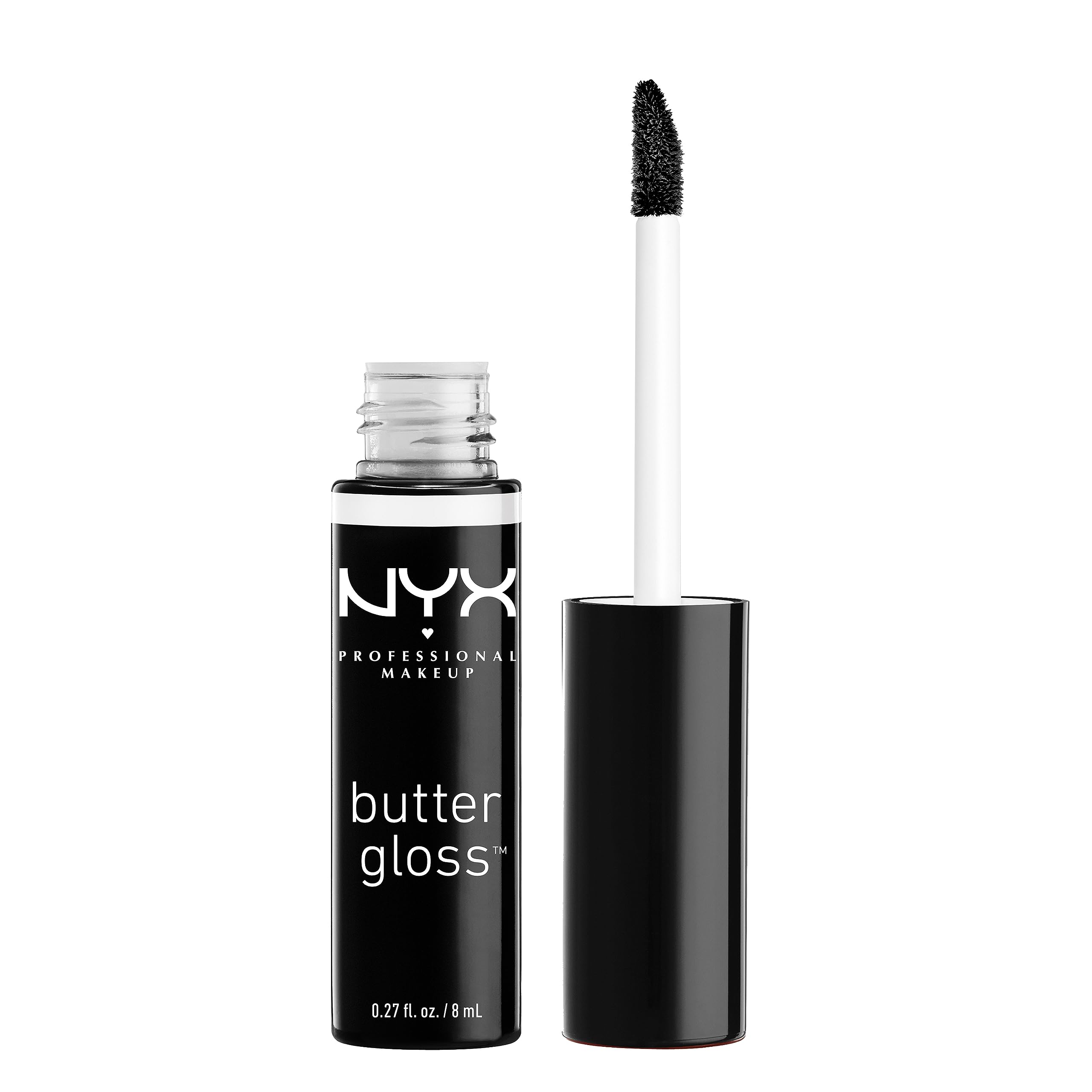 NYX PROFESSIONAL MAKEUP Butter Gloss, Non-Sticky Lip Gloss - Licorice (Black)
