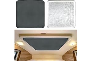 WANDWEL RV Roof Vent Blackout Shade - 16x16 Inch Skylight Window Insulator - UV Rays Protection Camper Trailer Fan Sun Cover