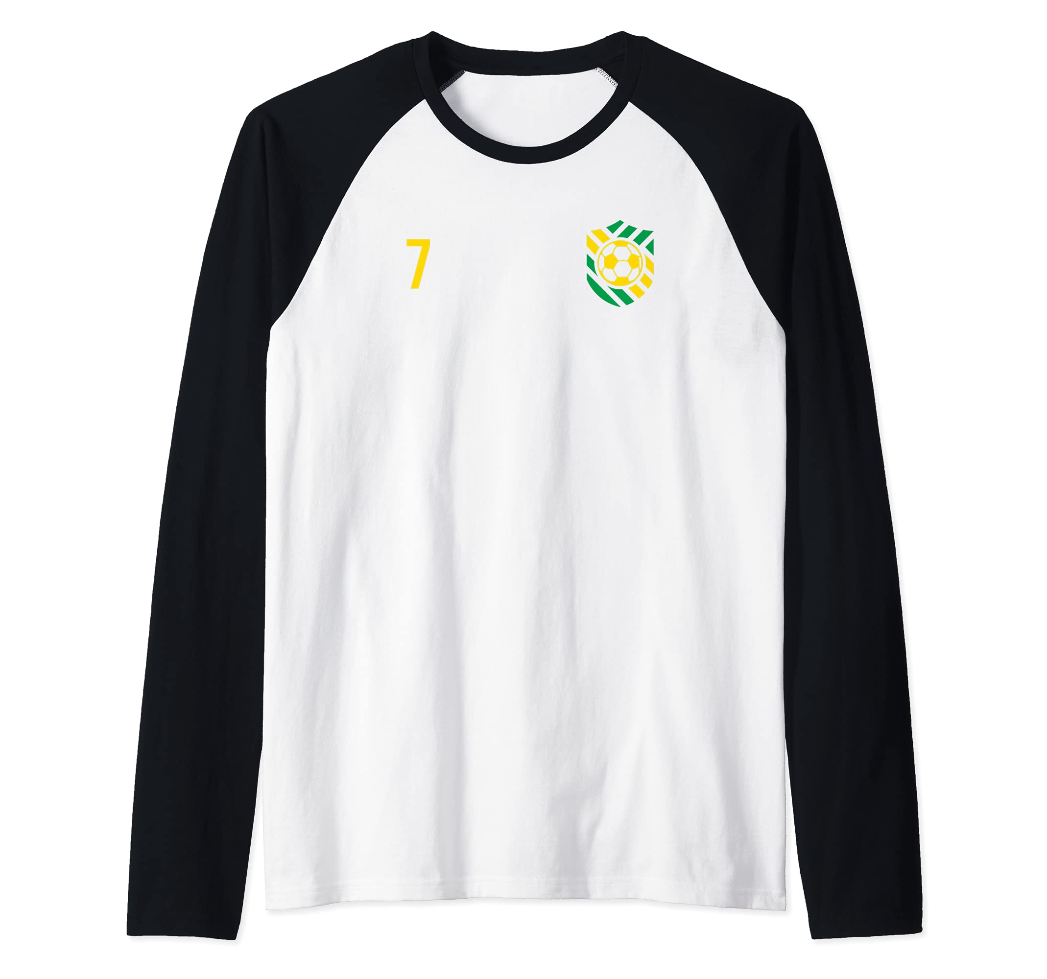 Flag Brasil Raglan Baseball Tee