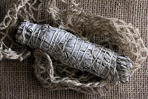 Extra Large California White Sage, Approximately 8.5 Inches Long and 2 Inches Wide for Smudging Rituals, Energy Clearing, Protection, Incense, Meditation, Made in USA