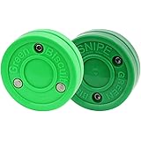 Green Biscuit Combo/2-Packs, Hockey Training Pucks (Color/Style Choice)