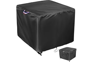 Agustone 42 x 42 Patio Table Cover, 42 Inch Square Patio Table Cover for Outdoor Furniture Waterproof, Heavy Duty Protective Covers Fit Square Tabletop
