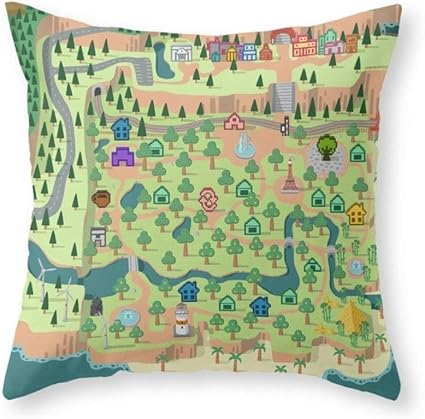 Animal Crossing どうぶつの 森 Throw Pillow Indoor Cover 18 X
