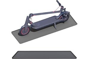 SEIRI Floor Protection Mat for Electric Scooter | 48" x 15" in | Waterproof, Non-Slip, Durable, Easy Clean | Protects Floor from Dirt, Scratches, Moisture | Perfect for Home, Office, Garage (Light Gray)