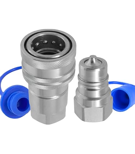Amazon.com: 3/4″ NPT ISO 7241-A Quick Disconnect Hydraulic Coupler