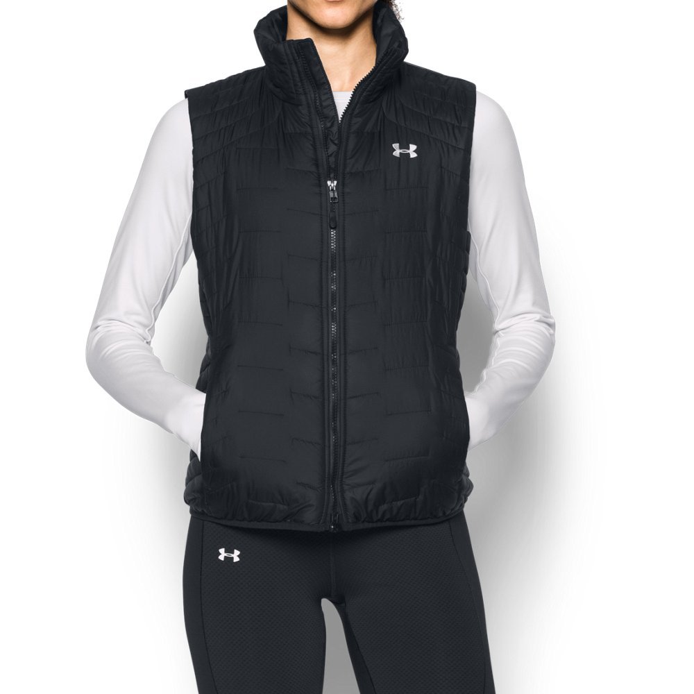 L Womens Under Armour ColdGear Reactor Storm Puffer Vest Black UA for sale online eBay