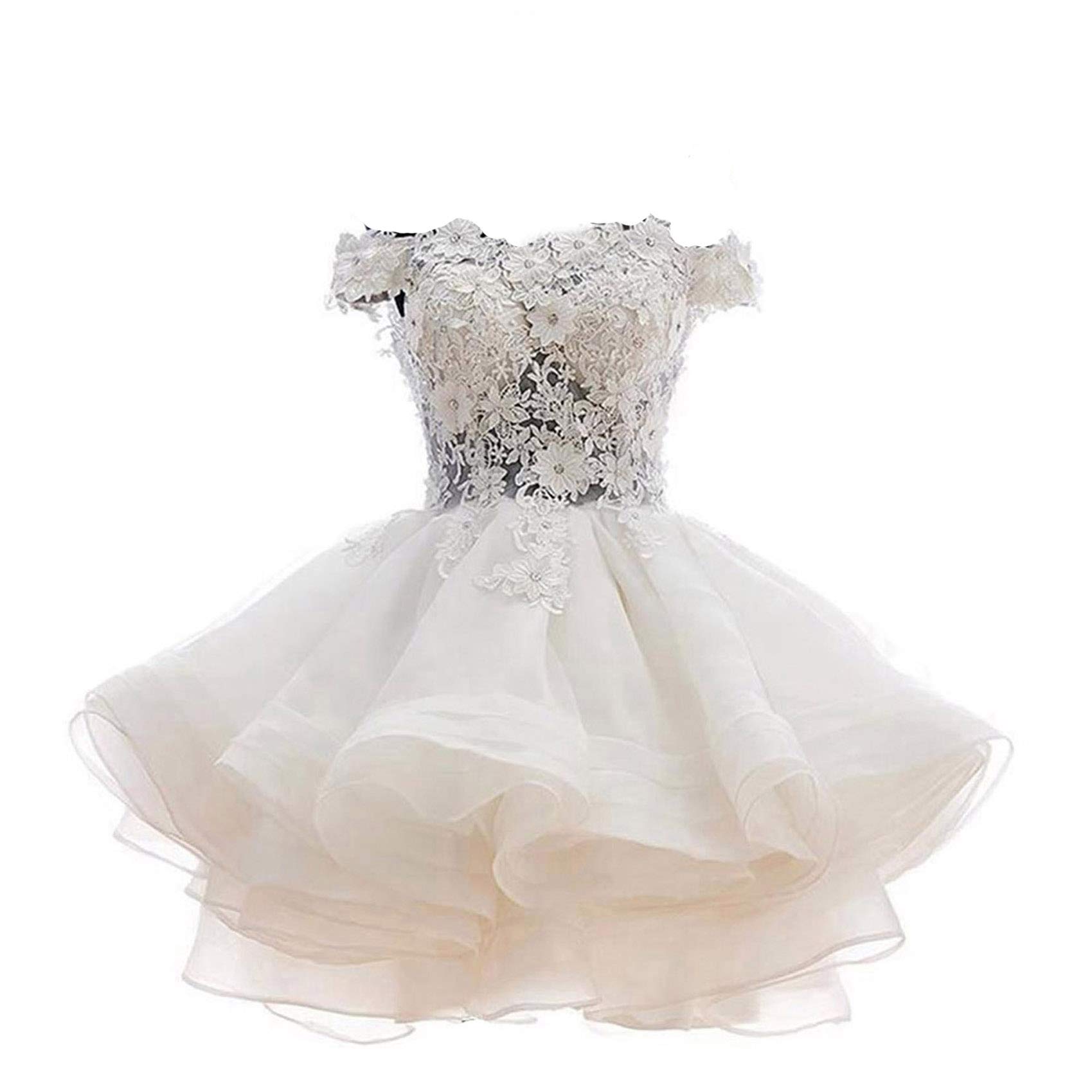 Womens-Off-The-Shoulder-Organza-Short-Ball-Gown-Prom-Homecoming-Dress-Party-Dresses-520-White-2
