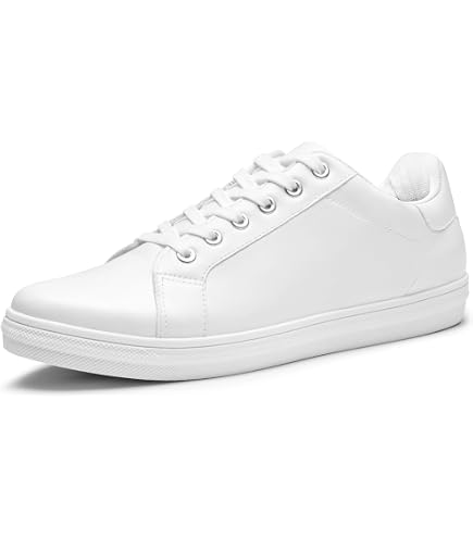 INC Mens White Comfort Lorenzo Cap Toe Platform Lace-Up Sneakers Shoes 12 M The Lorenzo - White Leather Sneakers - Handcrafted  main image 3