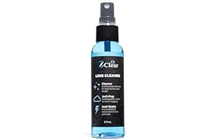 Z Clear 2 oz EyeGlasses Cleaner + Micro Fiber Cleaning Cloth: Anti Fog Spray for Eye Glasses, Eye Glasses Cleaner Spray | Long Lasting | Made in USA- 1-2oz spray + Micro Fiber