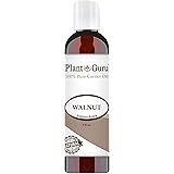 Walnut Oil 4 fl. oz. - Cold Pressed 100% Pure Natural - Skin, Body, Face, and Hair Growth Moisturizer. Great For Creams, Loti