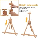 ASelected Wooden 45cm Tabletop Easel, Adjustable Studio Canvas Mini Display view 3