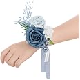 Ling's Moment 6-Pack Lilac Lavender Wedding Wrist Corsages – Artificial Flowers For Prom, Homecoming & Bridal Parties
