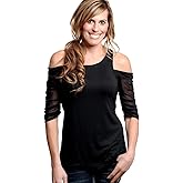 Sleevey Wonders Women’s 3/4 Length Slip-On Mesh Sleeves – Sheer Reversible Arm Cover Up, Cooling Shrug Bolero for Dresses