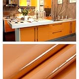 Hode Orange Vinyl Wrap 60cm x 5m Glitter Self Adhesive Wallpaper view 6