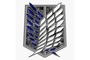 VISION GRAPHICS Magnet Attack On Titan - The Survey Corps Logo (Galaxy Design) Magnetic Vinyl Sticker Decal Magnet 5"