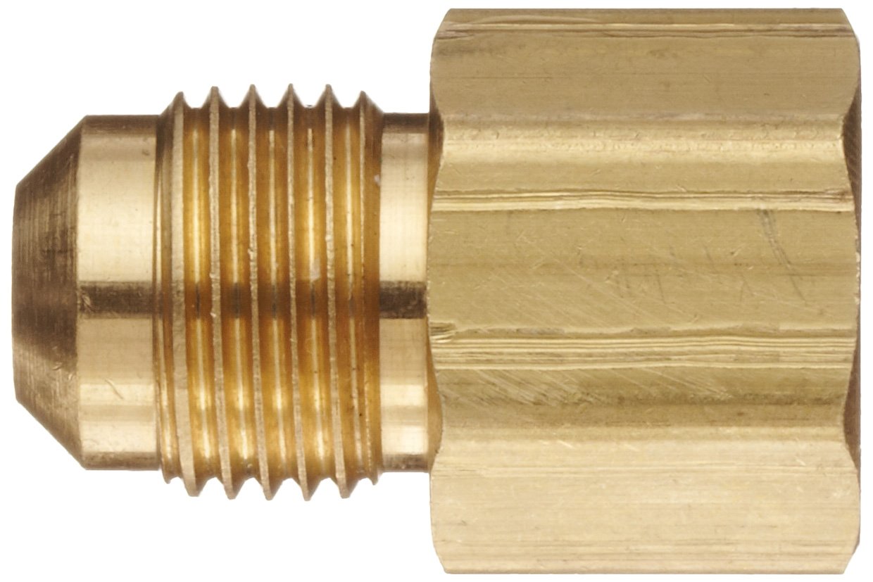 Anderson Metals - 54046-0608 Brass Tube Fitting, Coupling, 3/8" Flare x 1/2" Female Pipe: Industrial & Scientific