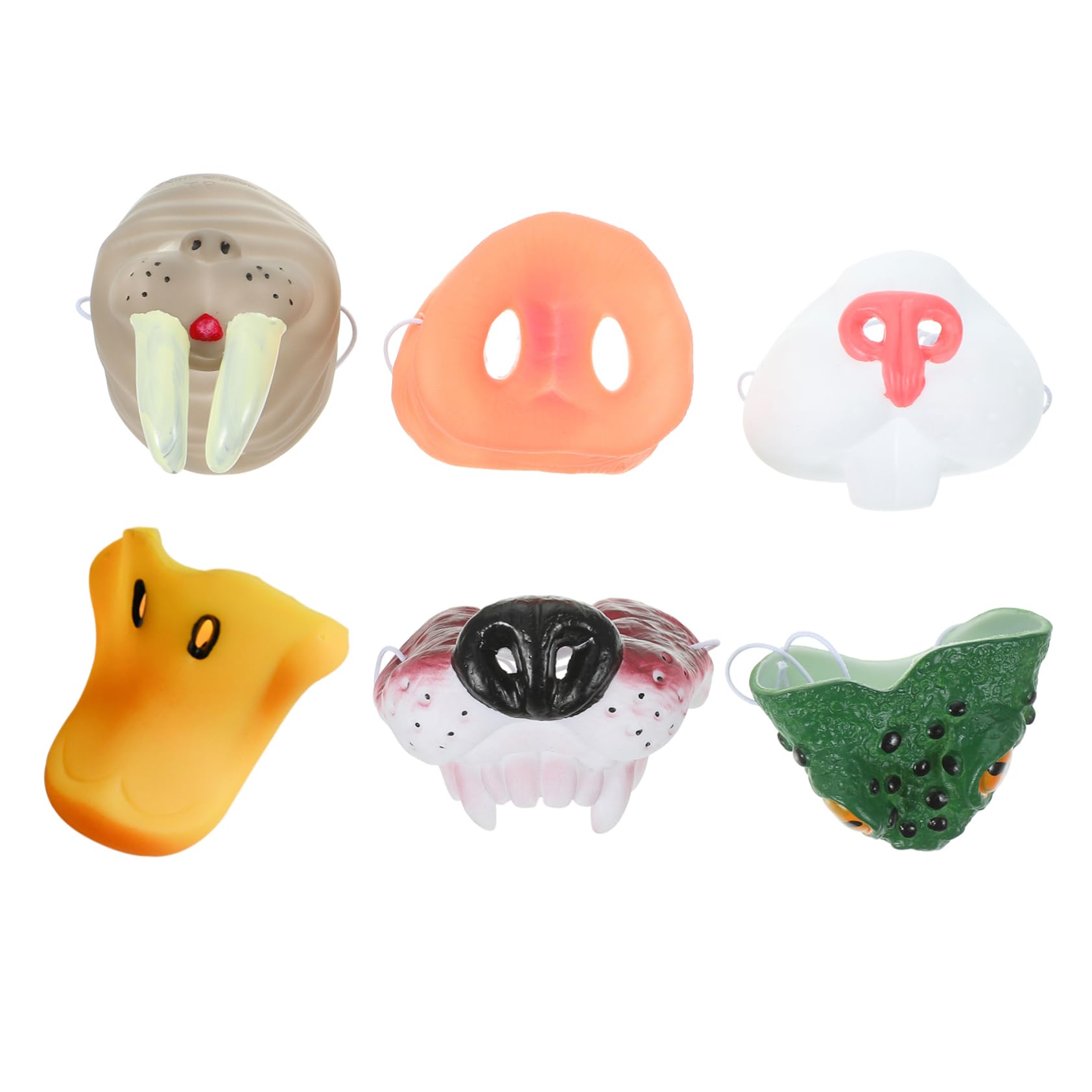 TOYANDONA Animal Nose Toy Halloween Party Cosplay Simulation Nose Funny Dress up Prop for Circus Performance