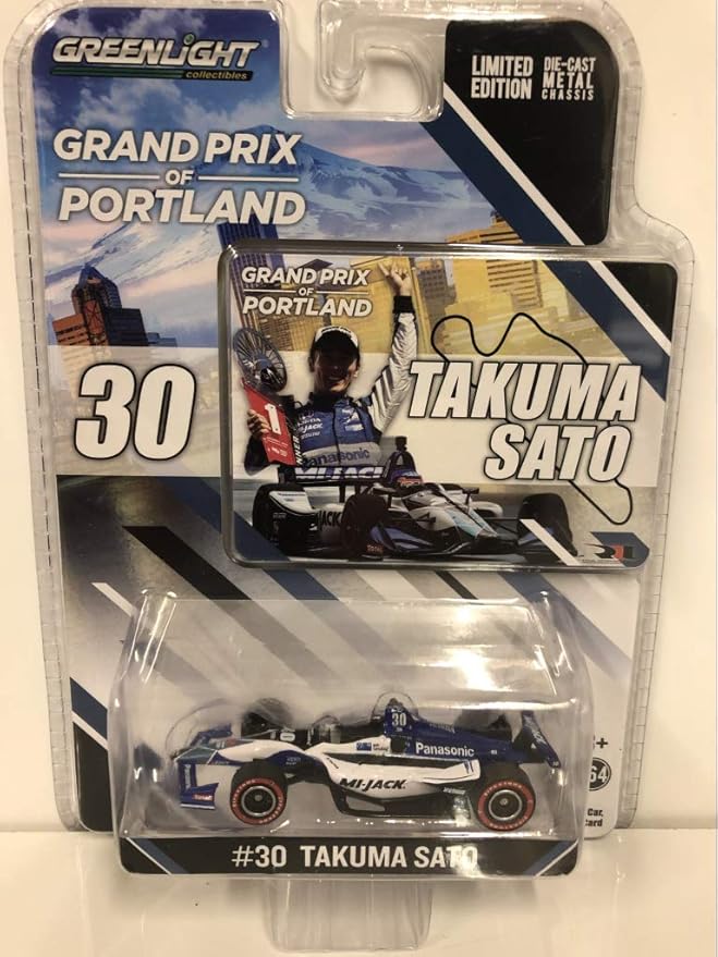 グリーンライト 1 64 レイホール レターマン ラニガン レーシング 18 インディ ポートランドgp 30 佐藤琢磨 優勝パッケージ ミニカー ダイキャストカー おもちゃ Amazon