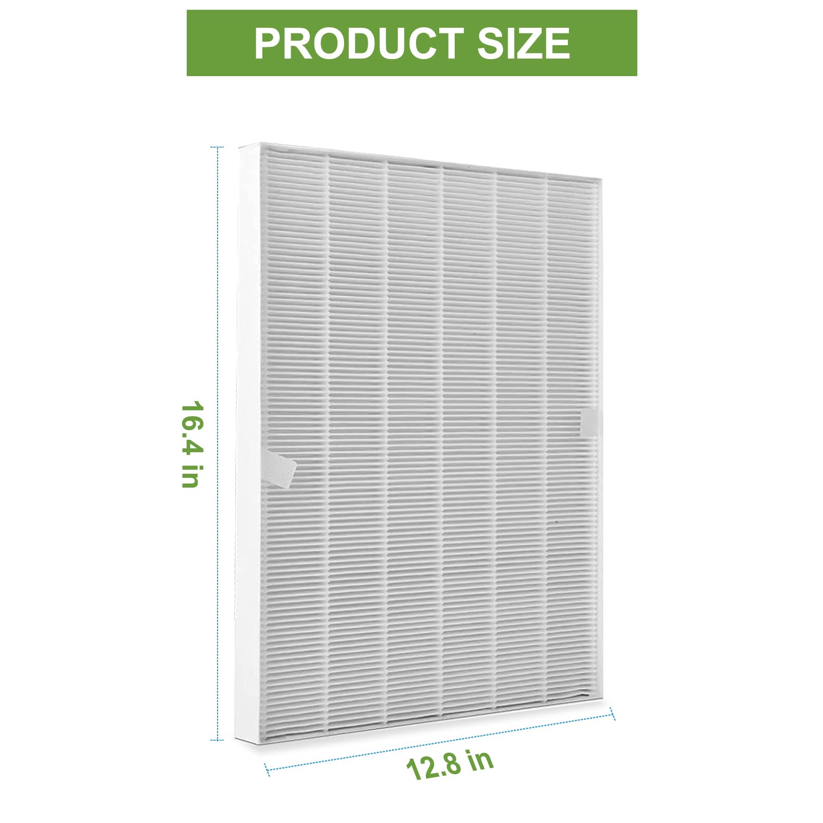 4 Pack 115115 Replacement Filter A Size 21 - Compatible with Winix PlasmaWave Air Purifier C535 5300 5300-2 6300 6300-2 P300 AM90 C909 9800，C535 Filter A