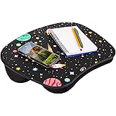 LAPGEAR MyStyle Portable Lap Desk with Cushion - Space Odyssey - Fits up to 15.6 Inch Laptops - Style No. 45337