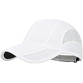 HH HOFNEN Quick Dry Baseball Cap Unstructured Running Cap Water-Resistant UPF 50+ Mesh Golf Sun Hats for Men Women