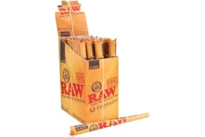 RAW Classic Natural Unrefined Prerolled Emperador Cone (24)