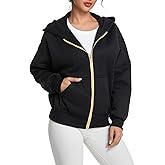 Caintima Hoodies for Women Zip up Sweatshirt, Fall Outfits for Women 2025 Long Sleeve