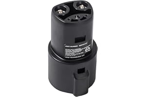 LENZ J1772 Charging Adapter for Tesla Model 3, Y, S, X, and Cybertruck, Safety Certified, 80A/240V, Optimal Fit, Easy Setup (Note: for Tesla Vehicles Only)