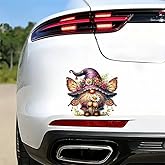 Christmas Butterfly Floral Gnome PVC Vinyl Car Decals Stickers Waterproof Self-Adhesive Decals for Cars, Laptops, Trucks, Motorcycles Wall Window Luggage Scratch Cover Door Decor Sticker