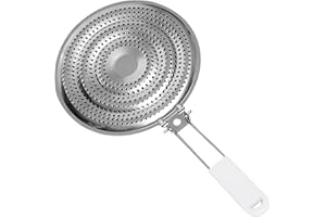 Heat Diffuser for Gas and Electric Stove, Induction Cooktop Simmer Plate Stainless Steel Heat Diffuser Reducer Flame Guard fo