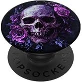 Gothic Skull Bones Gothic Skeleton Halloween PopSockets Adhesive PopGrip