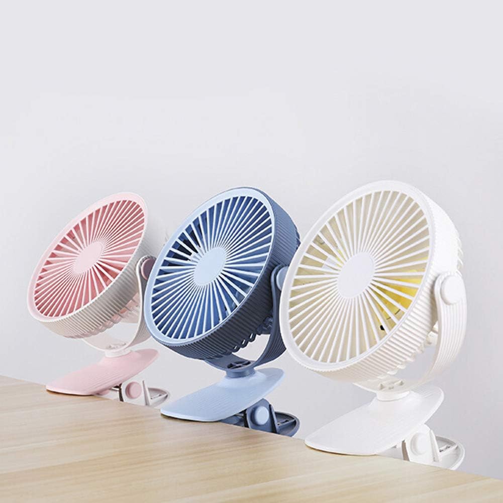 Pink Portable USB Fan Rechargeable Handheld Fan Battery Operated