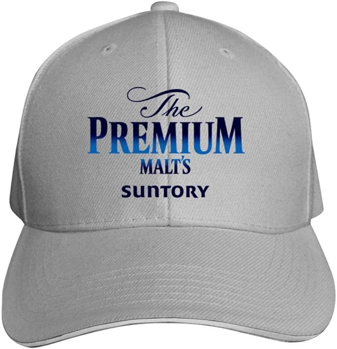 Amazon メンズ キャップ サントリー ザ プレミアム モルツ 日除け 紫外線対策 ユニセックス サイズ調整 流行り主題 オリジナル ユニセックス Gray キャップ 通販