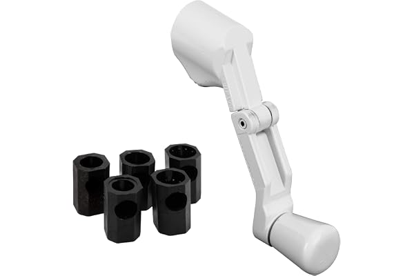 Prime-Line Products H 3962 Universal Spline Folding Casement Handle, White