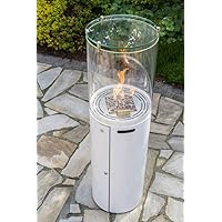  Gartenkamin Fuora weiss XXL Garden Oven ✔ rund 