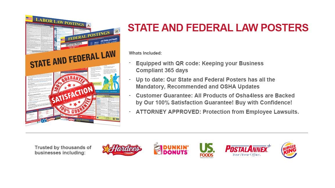 2019 Oregon State Federal Labor Law Posters For Workplace Compliance