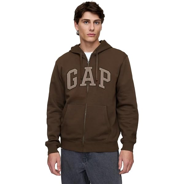 GAP Mens Vintage Soft Full Zip Hoodie Blue Ridge XS at Amazon