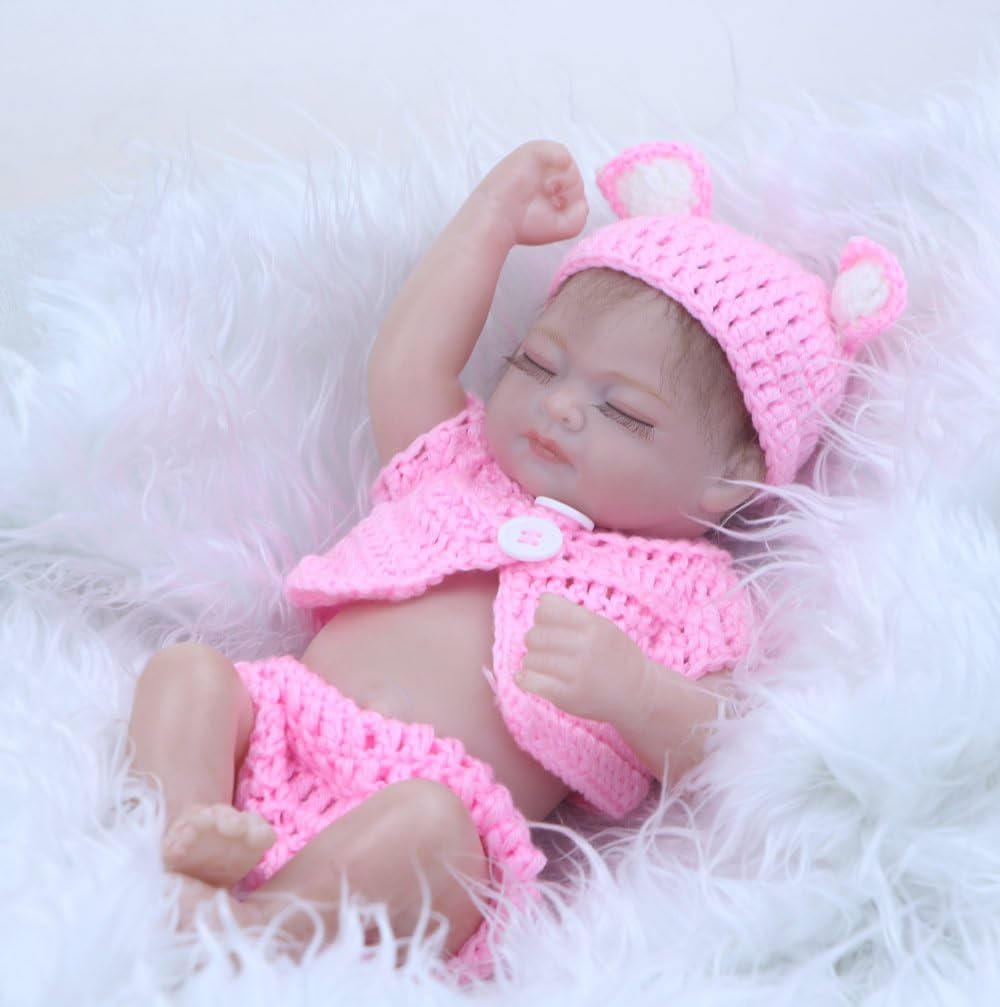 Amazon Lovely Sleepingミニ11インチフルシリコンビニールベビー人形rebornリアルタッチ新生児女の子赤ちゃんヘアキッズ誕生日クリスマスギフト 抱き人形 おもちゃ Amazon Lovely Sleepingミニ11インチフルシリコンビニールベビー人形rebornリアルタッチ新生児女の子赤ちゃんヘアキッズ誕生日クリスマスギフト 抱き人形 おもちゃ